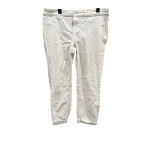 Lila Ryan White Denim Jeans Petite Size 30P Slim Cropped‎ Stretch Pants